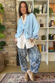 Big Softie Batwing Or Butterfly Knit Baby Blue
